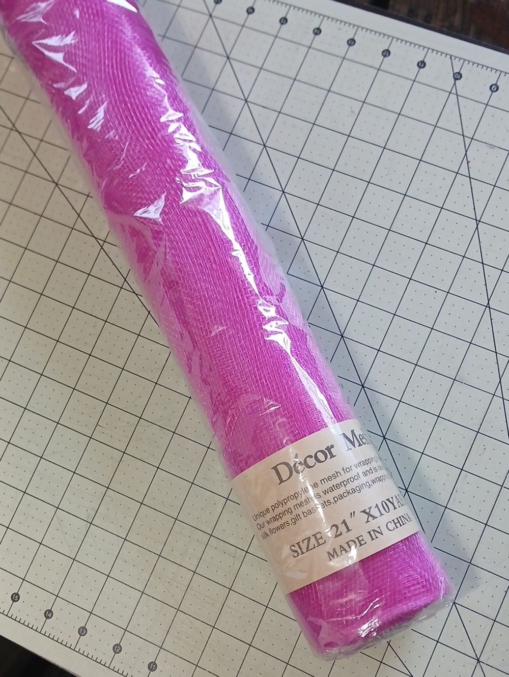 Deco Mesh - Hot Pink